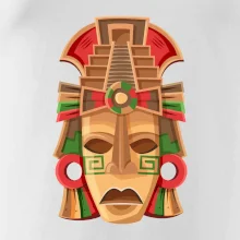 Mayové maska červené uši