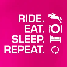 Ride Eat Sleep Repeat Kôň