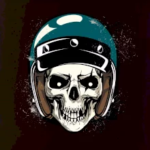 Moto prilba modrá Moto prilba modrá