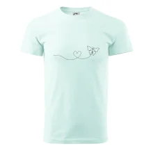 Dráha letu motýľa - srdce