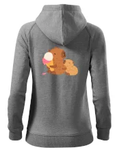 Kapybara so zmrzlinou