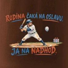 Rodina čaká na oslavu ja na nadhod