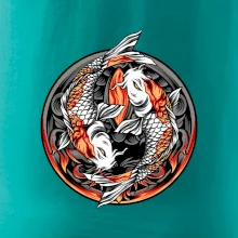 Yin & Yang Koi kapor - oranžový