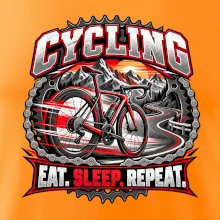 Bicykel medzi horami eat sleep repeat
