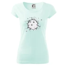 Florbal lopta v triku