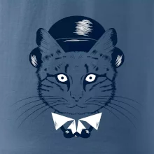 Mačka hipster s klobúkom