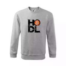 Hodl velký nápis a logo BTC
