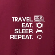 Eat sleep travel - Veľký príves