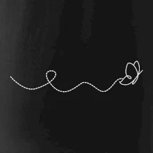 Dráha letu motýľa - vlnovka Dráha letu motýľa - vlnovka