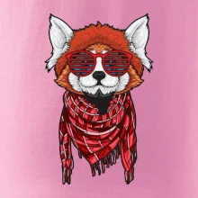 Červená panda hipster