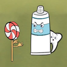 Lízátko pasta zuby