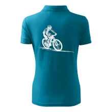 MTB kreslený cyklista MTB kreslený cyklista