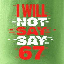 Červený - I Will Not Say SAY 67
