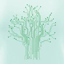 Tlačený spoj strom Tlačený spoj strom