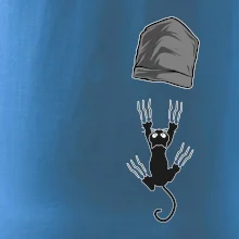 Mačka vypadla z vrecka