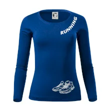 Running nápis šikmo