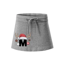 Vianočné rodinné tričká - písmeno a čiapka