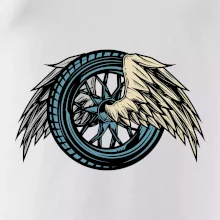 Moto koleso s krídlami