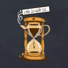 Vždy sa nájde čas na kávu (Pecka design)