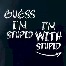Guess iam stupid