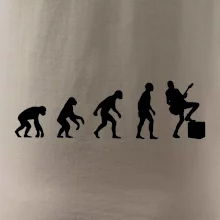 Evolúcia gitarista - noha na kombe