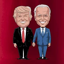Trump a Biden - veľký kamaráti