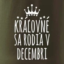 Kráľovné sa rodia v decembri
