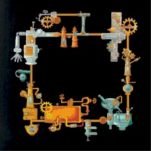 Steampunk farebná zostava