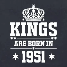 Kings are born in 1951