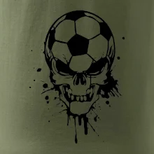 Fotbal lebka splash Fotbal lebka splash