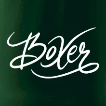 Boxer - nápis okrasný