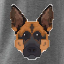 Nemecký ovčiak - Rozpixelovaný