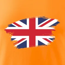 Britská vlajka roztrhaná