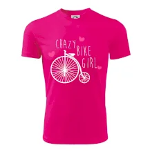 Crazy bike girl