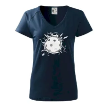 Florbal lopta v triku