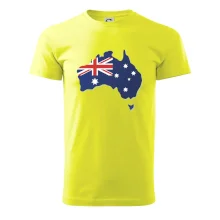 Austrália - vlajka mapa