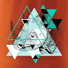 Biely nosorožec (Pecka design)