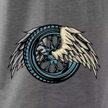 Moto koleso s krídlami