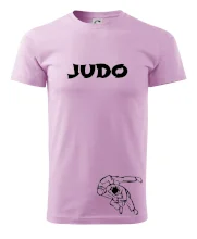 Judo nápis + postavy