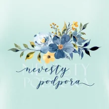 Nevesty podpora kvety modré