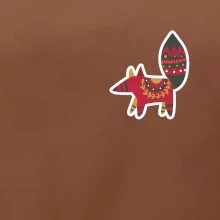 Folklór na prsníku líška