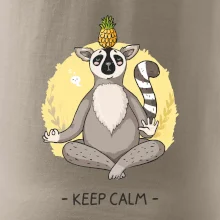 Yoga - keep calm kreslený