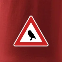 Dopravná značka - Pozor sova