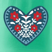 Folklór - srdce modré plné