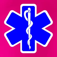 Rescue - Hviezda na prsníku + nápis na chrbte