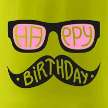 Mustache narozeniny - okuliare