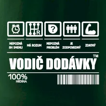Čiarový kód - Vodič dodávky Čiarový kód - Vodič dodávky