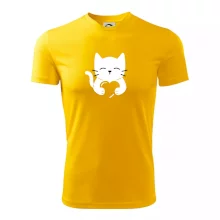 Mačka drží srdce Mačka drží srdce