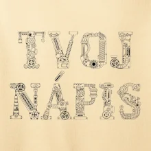 Steampunk vlastný nápis