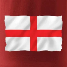 Anglická vlajka vejúca